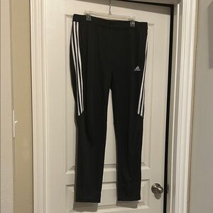 Adidas Climacool Women’s Black Joggers with White Stripes